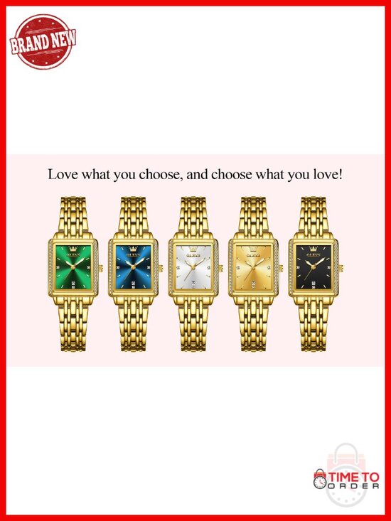 Elegant Dress Watch with Diamond Markers and Quartz Movement